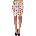 Christmas Pattern, Pattern, Christmas Bodycon Skirt