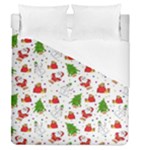 Christmas Pattern, Pattern, Christmas Duvet Cover (Queen Size)