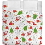 Christmas Pattern, Pattern, Christmas Duvet Cover Double Side (King Size)