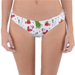 Christmas Pattern, Pattern, Christmas Reversible Hipster Bikini Bottoms