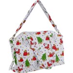 Christmas Pattern, Pattern, Christmas Canvas Crossbody Bag