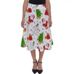 Christmas Pattern, Pattern, Christmas Perfect Length Midi Skirt