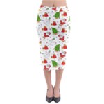 Christmas Pattern, Pattern, Christmas Midi Pencil Skirt