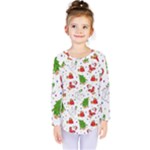 Christmas Pattern, Pattern, Christmas Kids  Long Sleeve T-Shirt