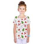 Christmas Pattern, Pattern, Christmas Kids  One Piece T-Shirt