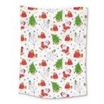 Christmas Pattern, Pattern, Christmas Medium Tapestry