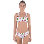 Christmas Pattern, Pattern, Christmas Criss Cross Bikini Set