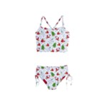 Christmas Pattern, Pattern, Christmas Girls  Tankini Swimsuit