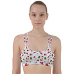 Christmas Pattern, Pattern, Christmas Line Them Up Sports Bra