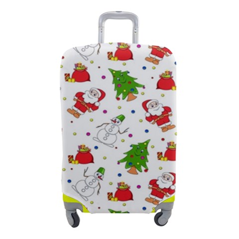 Christmas Pattern, Pattern, Christmas Luggage Cover (Small) from ArtsNow.com