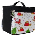 Christmas Pattern, Pattern, Christmas Make Up Travel Bag (Small)