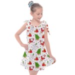 Christmas Pattern, Pattern, Christmas Kids  Tie Up Tunic Dress