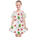 Christmas Pattern, Pattern, Christmas Kids  Smock Dress