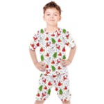 Christmas Pattern, Pattern, Christmas Kids  T-Shirt and Shorts Set