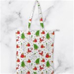 Christmas Pattern, Pattern, Christmas Double Zip Up Tote Bag