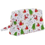 Christmas Pattern, Pattern, Christmas Wristlet Pouch Bag (Large)