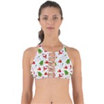 Christmas Pattern, Pattern, Christmas Perfectly Cut Out Bikini Top