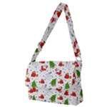 Christmas Pattern, Pattern, Christmas Full Print Messenger Bag (M)