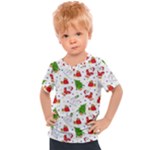 Christmas Pattern, Pattern, Christmas Kids  Sports T-Shirt