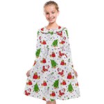 Christmas Pattern, Pattern, Christmas Kids  Midi Sailor Dress