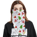 Christmas Pattern, Pattern, Christmas Face Covering Bandana (Triangle)