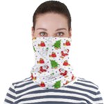 Christmas Pattern, Pattern, Christmas Face Seamless Bandana (Adult)