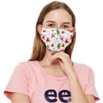 Christmas Pattern, Pattern, Christmas Fitted Cloth Face Mask (Adult)