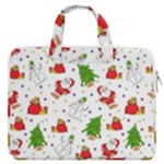 Christmas Pattern, Pattern, Christmas MacBook Pro 13  Double Pocket Laptop Bag