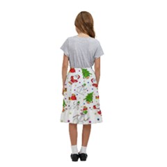 Kids  Ruffle Flared Wrap Midi Skirt 