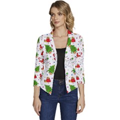 Women s Casual 3/4 Sleeve Spring Jacket 