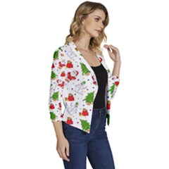 Women s Casual 3/4 Sleeve Spring Jacket 