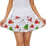 Christmas Pattern, Pattern, Christmas Women s Skort