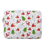 Christmas Pattern, Pattern, Christmas 14  Vertical Laptop Sleeve Case With Pocket