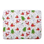 Christmas Pattern, Pattern, Christmas 15  Vertical Laptop Sleeve Case With Pocket