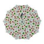 Christmas Pattern, Pattern, Christmas Automatic Folding Umbrella with Case (Large)