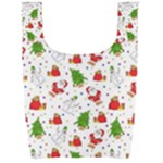 Christmas Pattern, Pattern, Christmas Foldable Shopping Bag