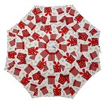 Christmas Texture, Pattern, Red, Craciun, Christmas, Bow, Gift Straight Umbrellas