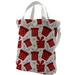 Christmas Texture, Pattern, Red, Craciun, Christmas, Bow, Gift Canvas Messenger Bag