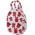 Christmas Texture, Pattern, Red, Craciun, Christmas, Bow, Gift Travel Backpack