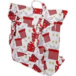 Christmas Texture, Pattern, Red, Craciun, Christmas, Bow, Gift Buckle Up Backpack