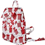 Christmas Texture, Pattern, Red, Craciun, Christmas, Bow, Gift Buckle Everyday Backpack