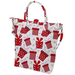 Buckle Top Tote Bag 