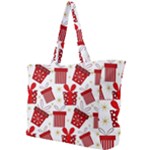 Christmas Texture, Pattern, Red, Craciun, Christmas, Bow, Gift Simple Shoulder Bag