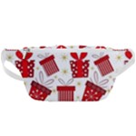 Christmas Texture, Pattern, Red, Craciun, Christmas, Bow, Gift Waist Bag 