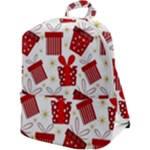 Christmas Texture, Pattern, Red, Craciun, Christmas, Bow, Gift Zip Up Backpack