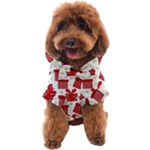 Christmas Texture, Pattern, Red, Craciun, Christmas, Bow, Gift Dog Coat