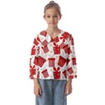 Christmas Texture, Pattern, Red, Craciun, Christmas, Bow, Gift Kids  Sailor Shirt