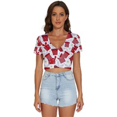 V-Neck Crop Top 