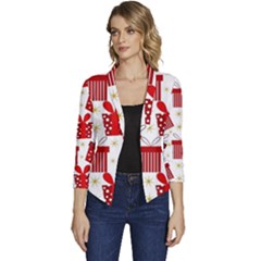 Women s Casual 3/4 Sleeve Spring Jacket 