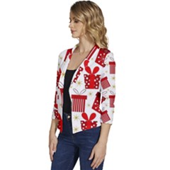 Women s Casual 3/4 Sleeve Spring Jacket 